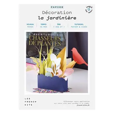 Kit papier Décorations la jardinière - French'Kits Bon Plan