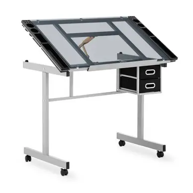 Satisfait Ou Remboursé Table à dessin plateau en verre - Graphigro