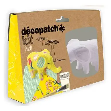 Mini-kit Éléphant - Décopatch Pas Cher
