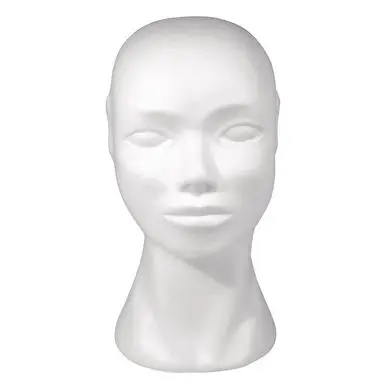 Prix Bas Tête en polystyrène Femme 29 cm - Rayher