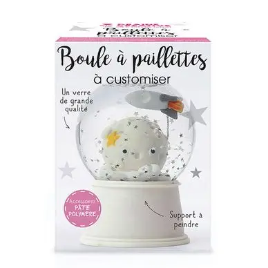 Pas Cher Boule à neige Ø 8 cm - Graine Créative