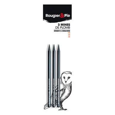 Crayon esquisse Set Mine de plomb HB - 2B - 4B - Rougier&Plé Affaire À Saisir