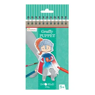 Paiement Sécurisé Puppet Graffy Dragons et chevaliers - Avenue Mandarine