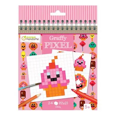 Pixel Graffy Gourmandises kawaï - Avenue Mandarine Meilleure Vente