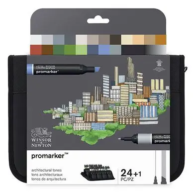 Offre Exclusive Marqueur Promarker Trousse Architecture - Winsor & Newton