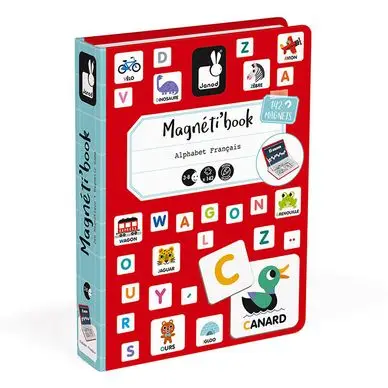 Top Vente Jeu éducatif Magnéti'book alphabet 142 magnets - Janod