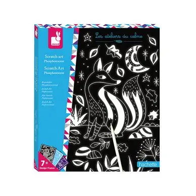 Livraison Express Kit Créatif Scratch Art Phosphorescent - Janod