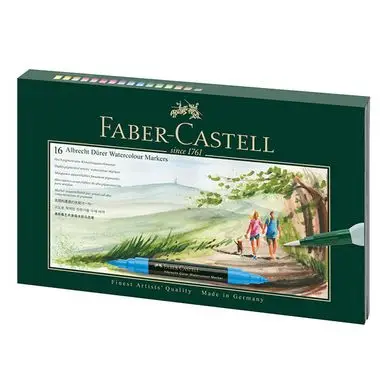 Marqueur aquarellable Albrecht Dürer Coffret 16 feutres - Faber-Castell Marque