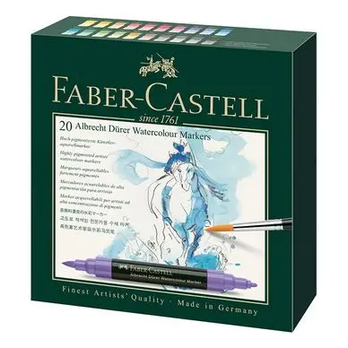 Meilleur Choix Marqueur aquarellable Albrecht Dürer Set 20 feutres - Faber-Castell