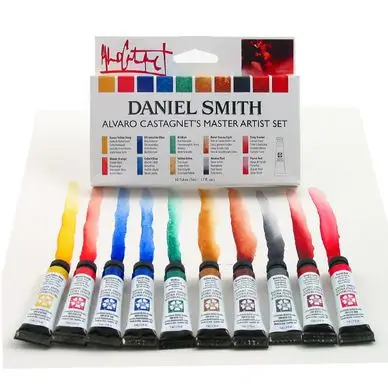 Peinture aquarelle Extra-fine Set Alvaro Castagnet 10 x 5 ml - Daniel Smith Offre Du Jour