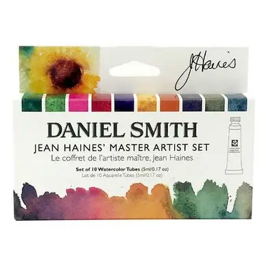 Peinture aquarelle Extra-fine Set Jean Haines 10 x 5 ml - Daniel Smith Nouvel Arrivage