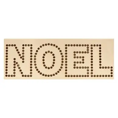 Panneau lumineux Noël 40 x 15 x 3,cm - Artemio Satisfait Ou Remboursé