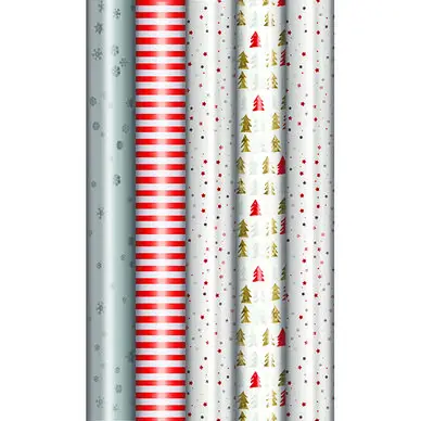 Papier cadeau Santa rouleau 2 x 0,7 m - Clairefontaine Expédition Rapide