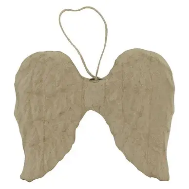 Ailes à suspendre en papier mâché 10 cm - Décopatch Prix Réduit
