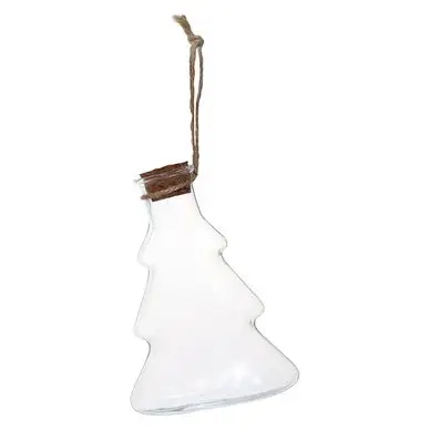 Prix Cassé Flacon en verre à suspendre 8 x 9 x 4 cm - Graine Créative