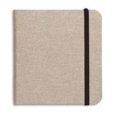 Must-Have Carnet couverture toilée Format carré 180 g/m² - Goldline