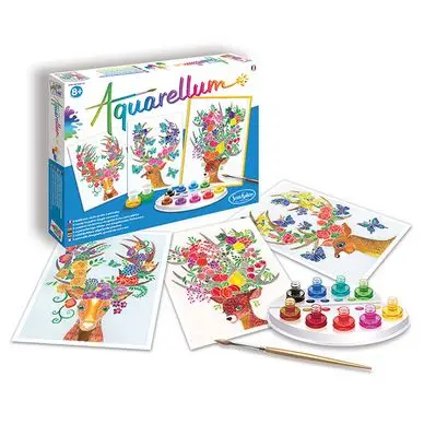 Aquarellum coffret Cerfs Enchantés - Sentosphère Commander Maintenant