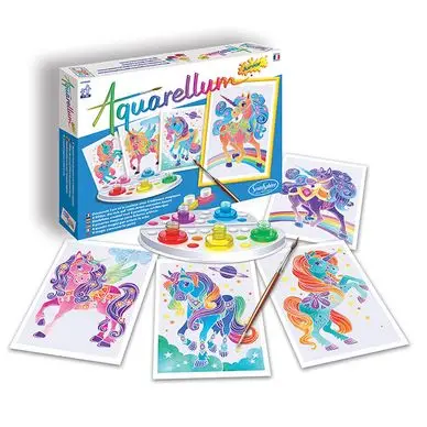 Aquarellum Junior coffret Licornes - Sentosphère Prix Bas