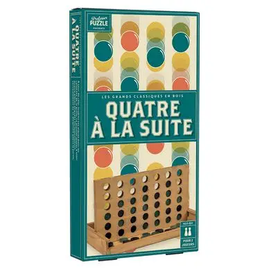Super Prix Jeu Quatre à la suite en bois Vintage - Professor Puzzle