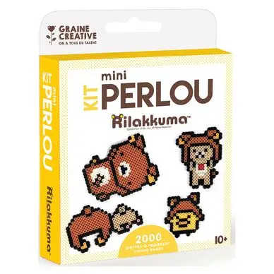 Perle à Repasser 2 mm mini Kit Rilakkuma 2000 pcs - Perlou Seulement Aujourd'hui