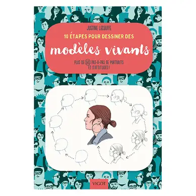 Top Vente Livre 10 étape pour dessiner des modèles vivants - Éditions Vigot