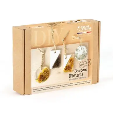 Kit DIY savons fleuris - Graine Créative Achetez Aujourd'hui