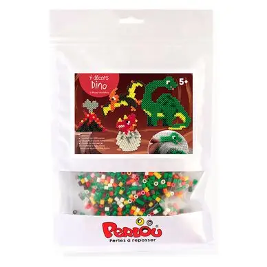 Solde Perle à Repasser 5 mm Kit dinosaures 1000 pcs - Perlou