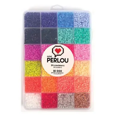 Perle à Repasser 2 mm mini Valisette 18 000 pcs - Perlou Certifié