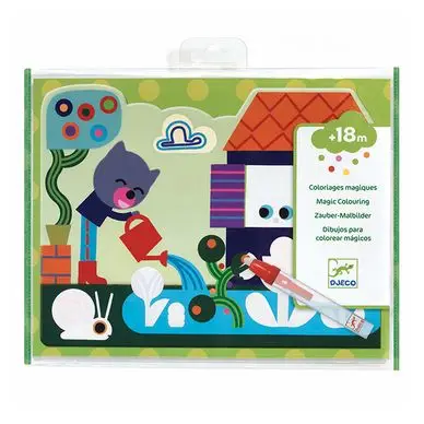 Coloriages pour les petits Caché dans le jardin - Djeco Usine Directe