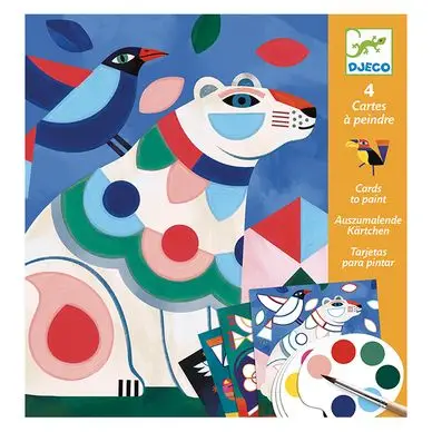 Authentique Coloriages surprises Le bestiaire - Djeco