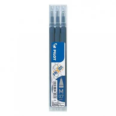 Recharge pour stylo effaçable Frixion Pointe moyenne Bleu nuit 3 pcs - Pilot Dernière Chance