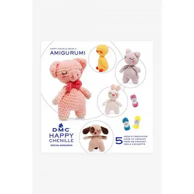 Livre Happy Chenille n°3 Petits amis - DMC Jusqu'à Épuisement Des Stocks