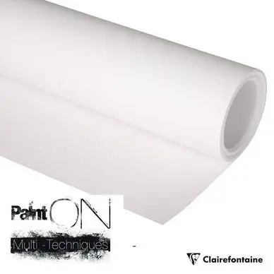 Rouleau de papier Paint'On Lisse 250 g/m² 1,3 x 10 m - Clairefontaine Meilleur Choix