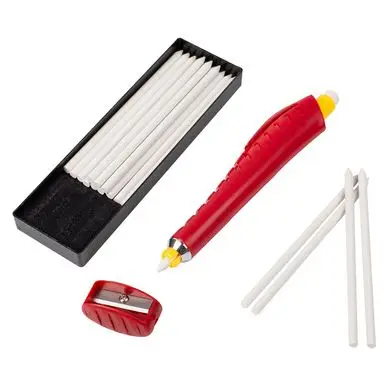 Crayon craie porte-mine + 16 mines blanches - Bohin Prix Réduit