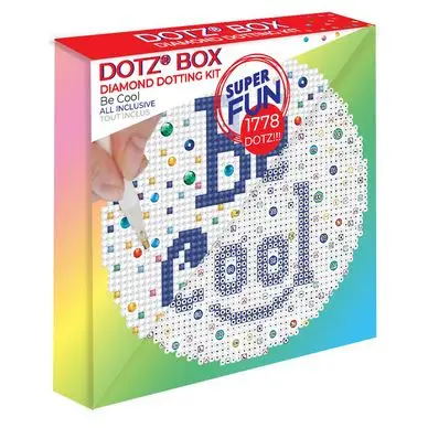 Broderie Diamant kit Dotz Box Enfant débutant Be cool - Diamond Dotz Promotion