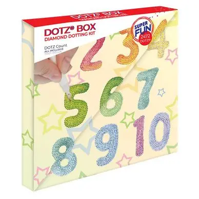 Broderie Diamant kit Dotz Box Enfant débutant 1,2,3 - Diamond Dotz Bon Plan