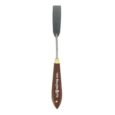 Couteau à peindre Plat & Cranté 70 x 18 mm - Rougier&Plé Top Vente