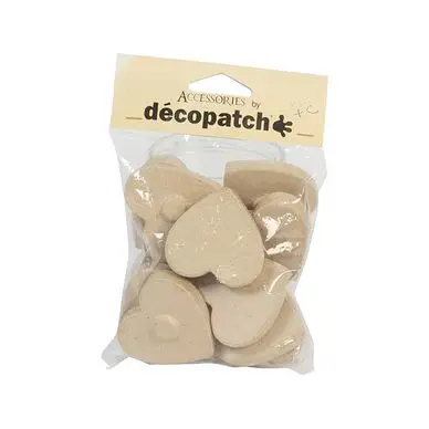Acheter En Ligne Magnet cœur 5 x 5 x 1 cm 10 pcs - Décopatch