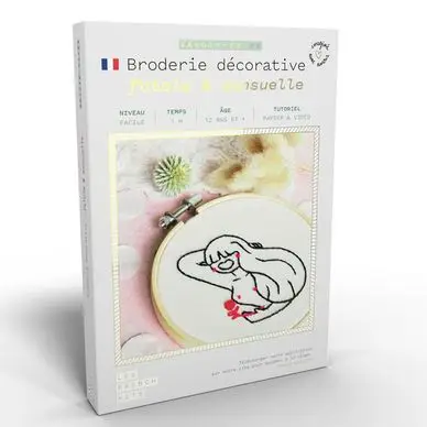 Kit savoir-faire Broderie décorative Femme Sensuelle - French'Kits Authentique