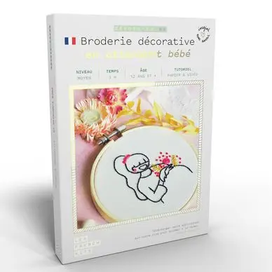 Kit savoir-faire Broderie décorative Femme Enceinte - French'Kits Dernier Modèle