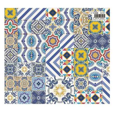 Certifié Papier italien 50 x 70 cm 85 g/m² Carreaux de Lisbonne - Esprit Papier