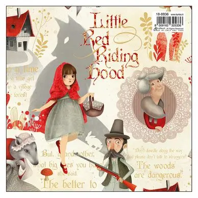 Papier italien 50 x 70 cm 85 g/m² Le Petit Chaperon Rouge - Esprit Papier Bon Marché