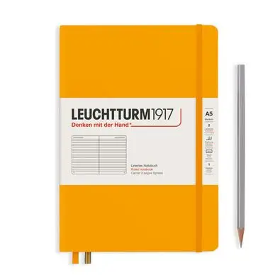 Carnet de notes A5 14,5 x 21 cm Rising Colours couverture souple Ligné - Leuchtturm1917 Paiement Sécurisé