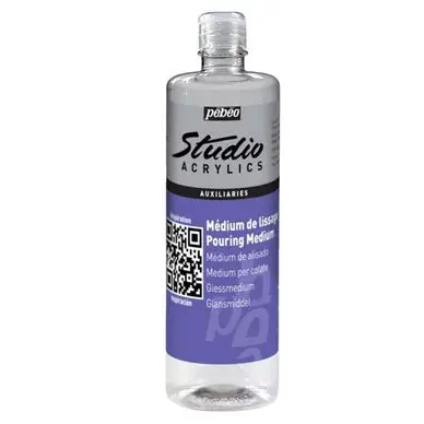 Haute Qualité Médium de lissage Pouring Studio Acrylics 1 L - Pébéo