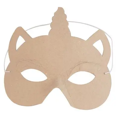 Masque enfant licorne 15 x 14 cm - Décopatch Promotion
