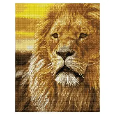 Haute Qualité Broderie Diamant kit Squares intermédiaire Roi lion - Diamond Dotz
