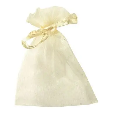 Sachet en organdi Ivoire 7,5 x 10 cm - Rayher Usine Directe
