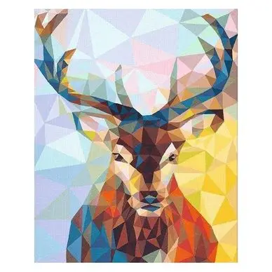 Offre Spéciale Peinture par numéro Renne Moderne - Figured'Art