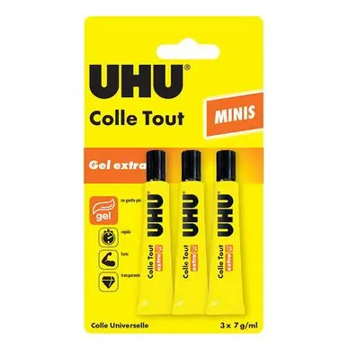 Colle multi-matériaux extra forte 7 ml 3 pcs - Uhu Remise