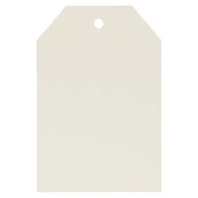 Produit De Marque Étiquette Kraft 6 x 4 cm 50 pcs Blanc - Artemio